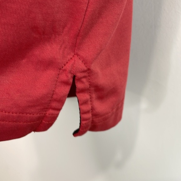 Travis Matthew Men's Golf Featherweight Pocket Polo T-Shirt Salmon Red Classic M - Picture 6 of 13